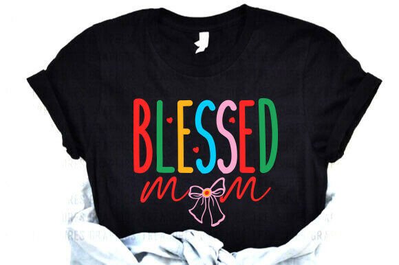 Blessed Mom Svg, Mom Svg, Mama Png