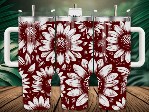 Botanical Sunflower Tumbler Wrap