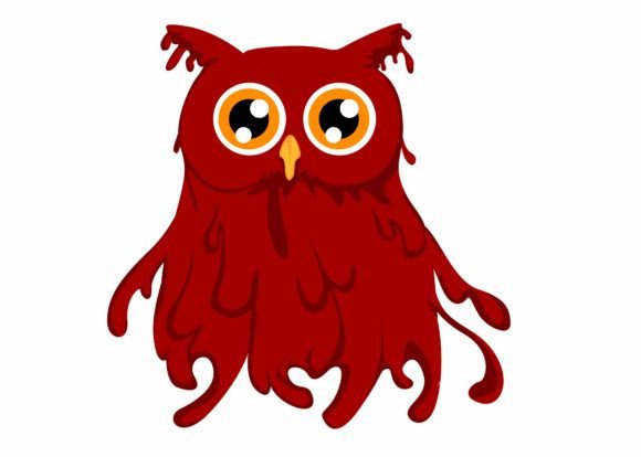 Cute Bloody Owl Svg, Halloween Svg