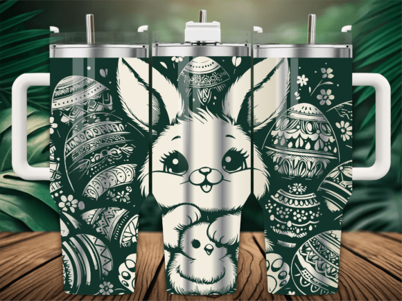 Easter Bunny Egg Embroidery Design