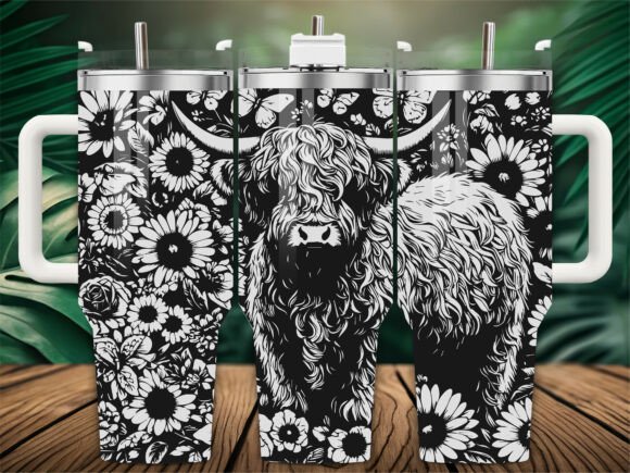 Highland Cow Floral Review