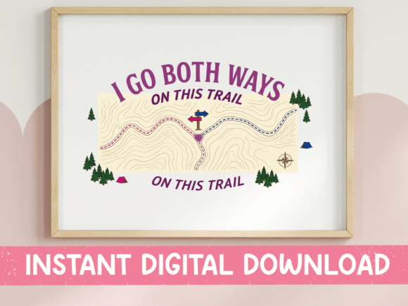 I Go Both Ways Trail SVG