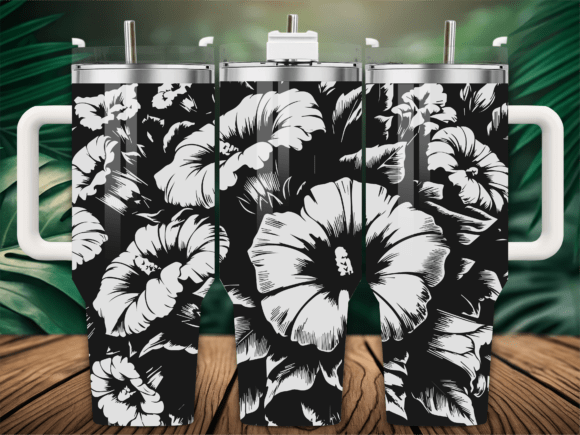 Seamless Hibiscus Flower