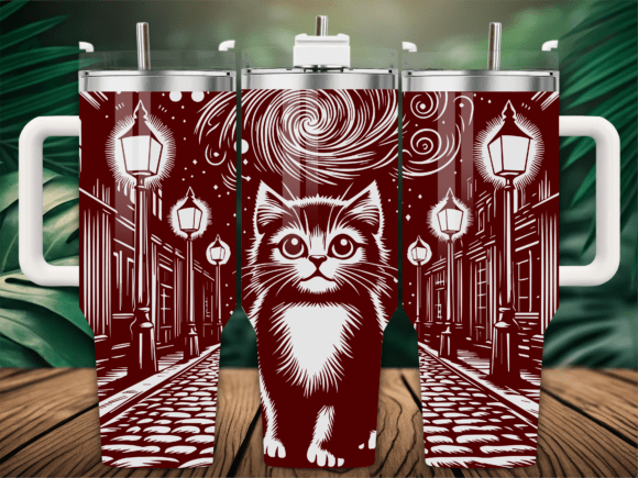 Starry Night Cat