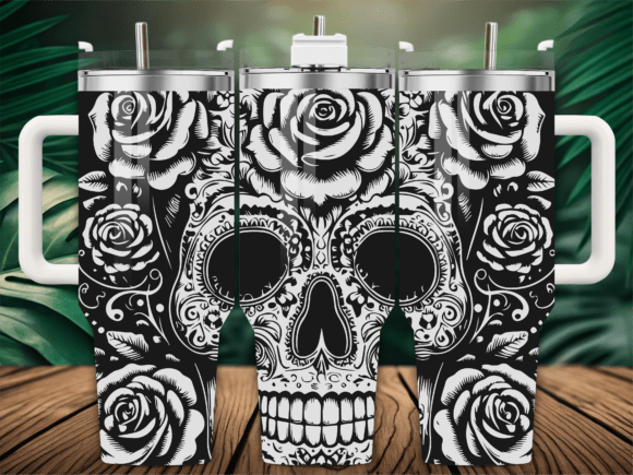 Sugar Skull Roses Floral