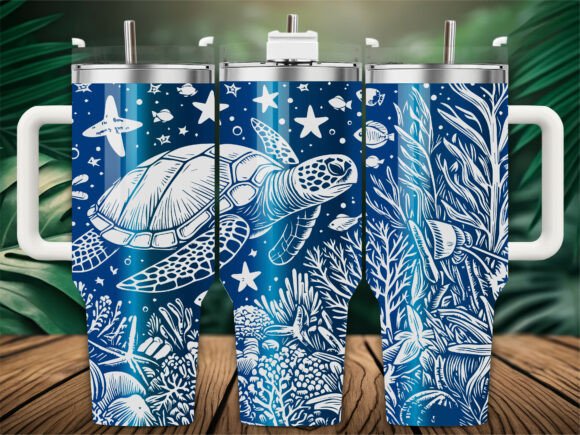 Turtle Starfish Blue