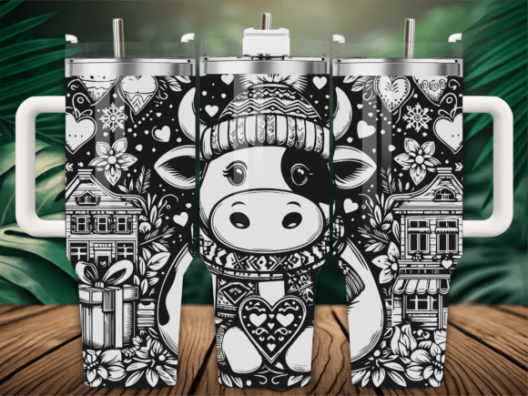 Valentines Cow: A Unique Embroidery Design